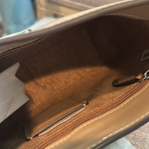 NEW- Coach Eliza Shoulder Bag- color Taupe - Picture 12 of 13